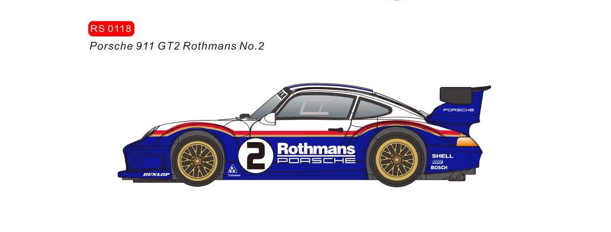 RS0118 Porsche 911 GT2 Rothmans #2 ( Pre Order)